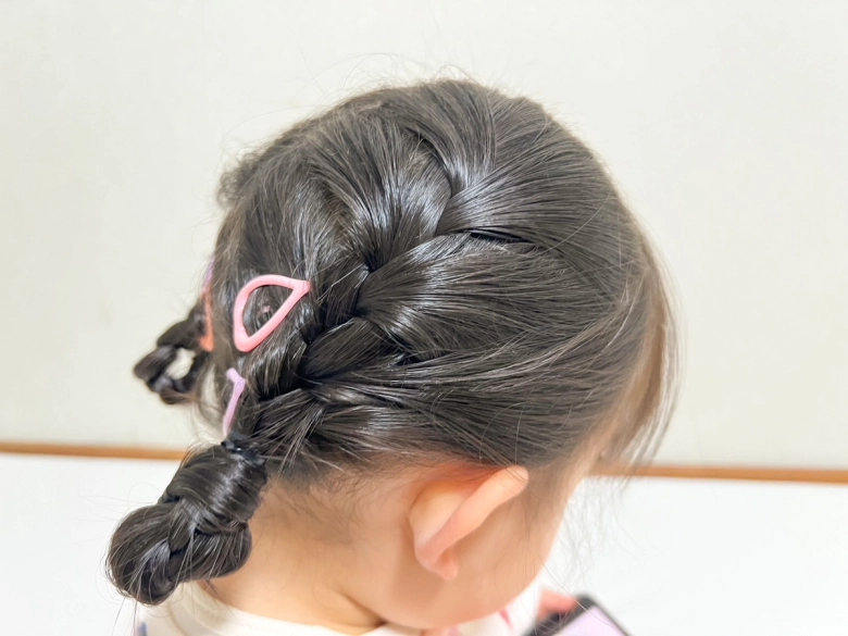 短い髪が出ない！片編み込みアレンジ☆ヘアレシピ 頭美人