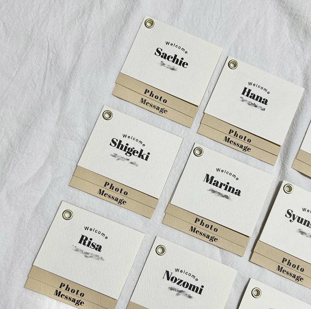 ゲスト一人一人に感謝を伝えたい！メッセージ演出アイデア