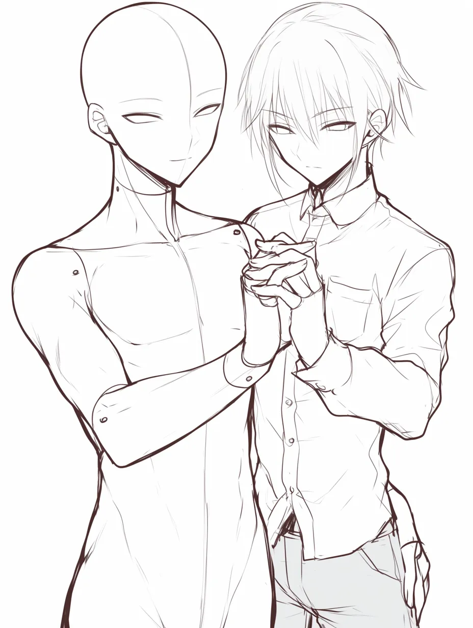 カップル ポーズイラスト・フリー素材なら「シンテリ」