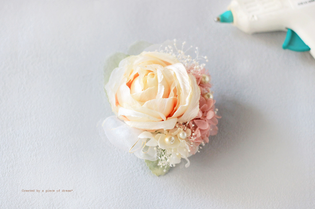 無料型紙あり ハギレで作ろう♪ロゼット風ヨーヨーキルトのコサージュnunocoto fabric