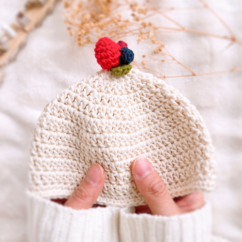 どんぐり帽子 編み図 ベビー用」の検索結果