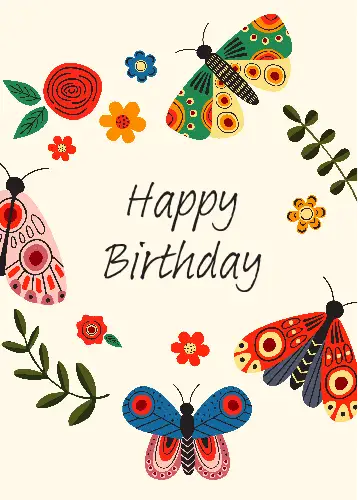 誕生日カードテンプレートで無料デザイン作成 - デザインAC