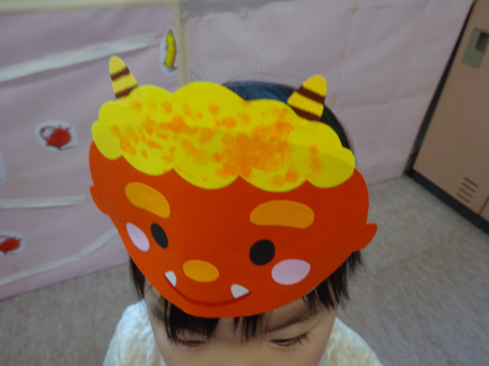 鬼のお面土居ひまわりこども園社会福祉法人 恵由福祉会