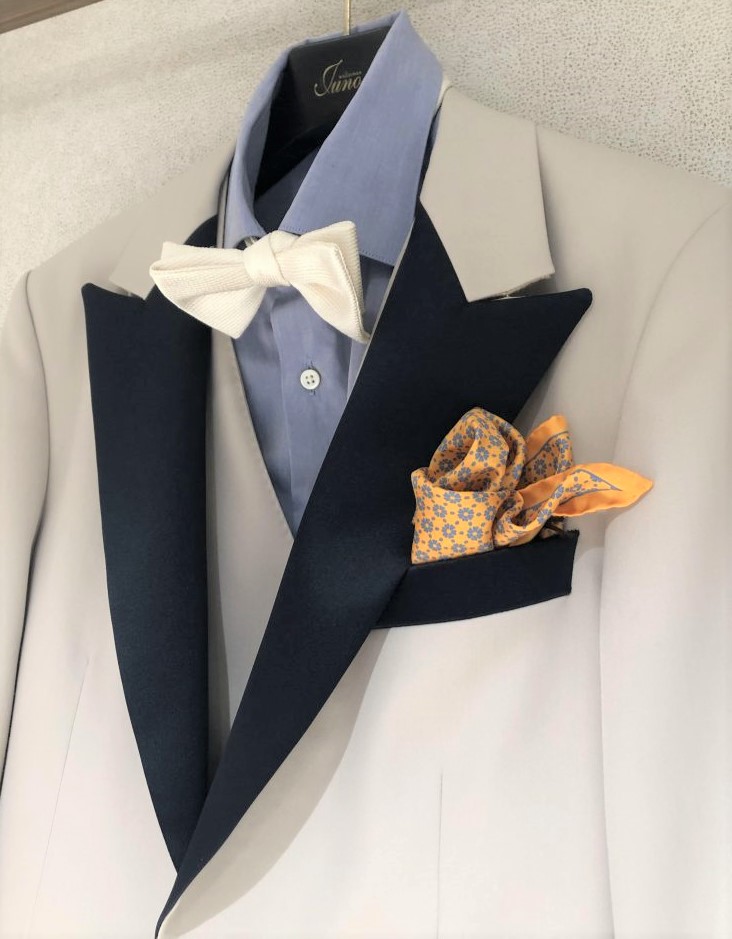 小物でアレンジを楽しむメンズコーディネートのご紹介BLOGタキシードClassic クラシックElegant エレガントタキシード札幌店Blog & NewsJUNO ジュノ- ウェディングドレスレンタル