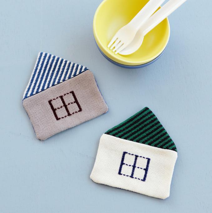 毛糸のコースター 3月①ならアートキッズ