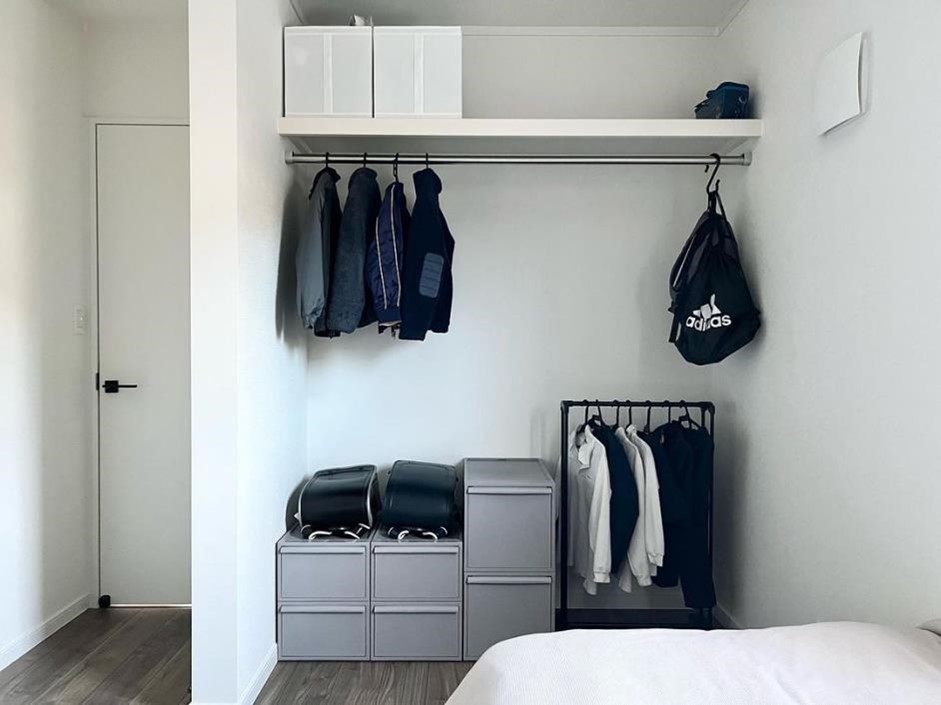 クローゼットが無い！子供部屋の収納リフォームリファイン習志野 秋山木材産業株式会社千葉県習志野市のリフォーム会社です