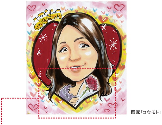 母の日似顔絵プリザーブドフラワーフレーム イラスト Tam 通販 13755962Creema クリーマ