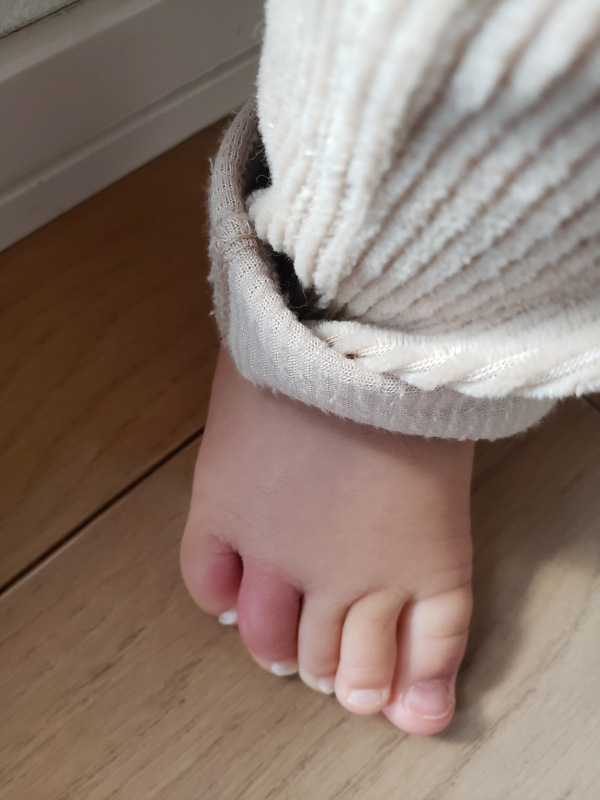 赤ちゃんの足 - 『晴れた日には・』