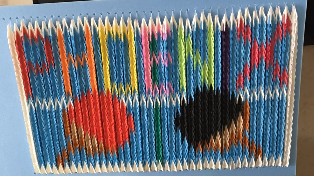 野球部 千羽鶴 上の飾り 手作りTikTok