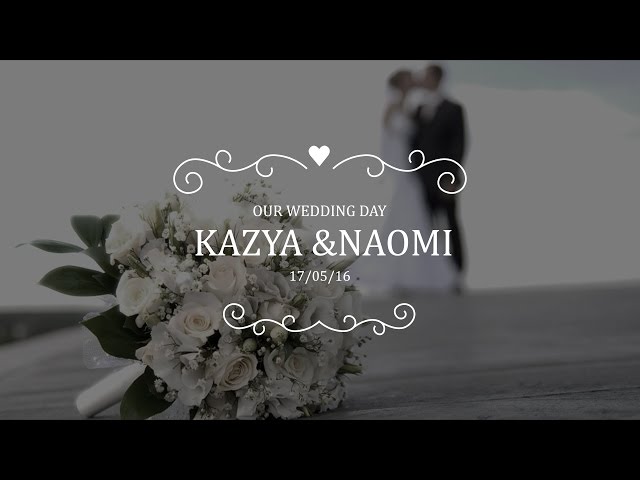 結婚式で使える無料動画素材想いが届く。伝わる無料動画素材