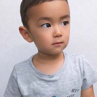 キッズカット も男女問わず大人気✂︎ベリーショート や オシャレボウズ は キッズカット男の子 でもマメにメンテナンスが必要なんです😊月島美容室 勝どき美容室晴海美容室sugar.cシュガー美容室