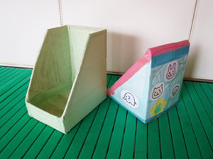 絵本棚をダンボールで作ろう♪子どもが使いやすく本好きになる収納の作り方オウチーク