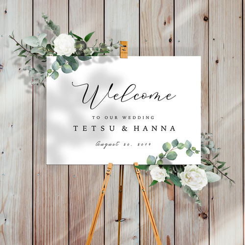 ウェルカムボードに使える英語表記 - マリアルウェディングメディア