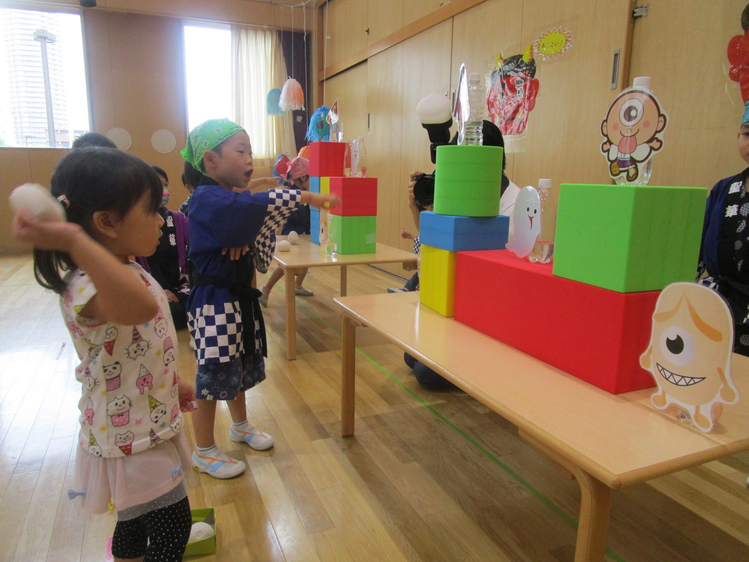 お祭りごっこ 5歳児– 大成学園額田保育園