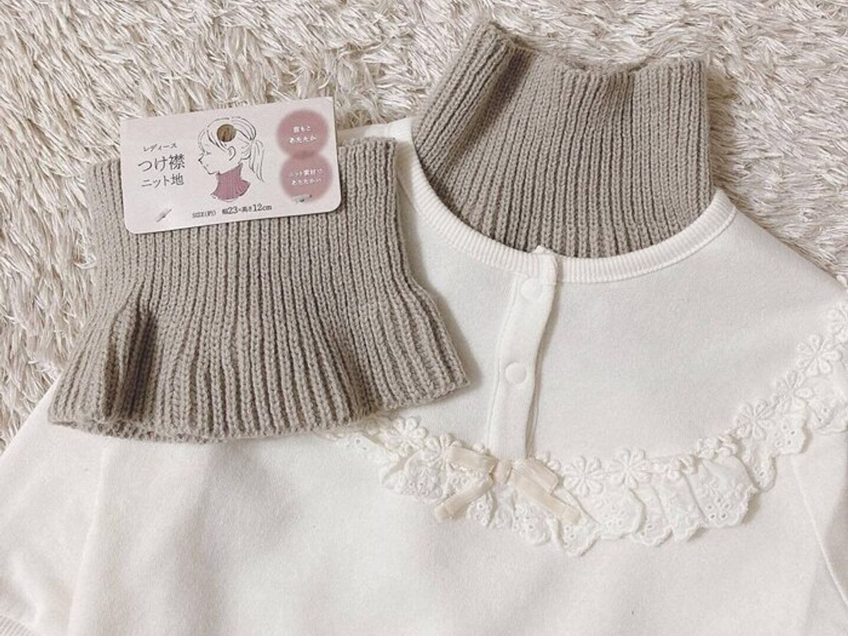 Seria つけ襟 つけ袖 ネックウォーマー ハンドウォーマー - メルカリ