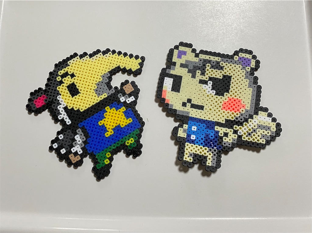 あつまれどうぶつの森 パッチ アイロンビーズの図案 - セナパパBLOG