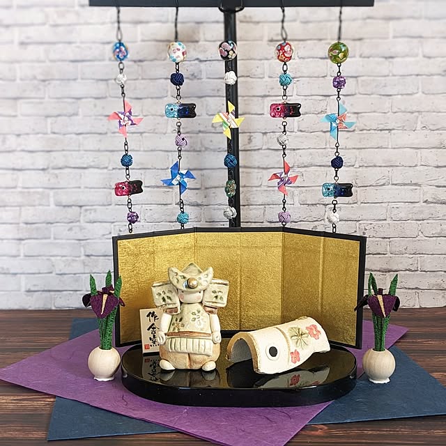 Amazon鯉のぼり 手作りキット 掛け軸タイプ 端午の節句 五月人形 男の子 こどもの日 初節句 つるし飾り 室内用 コンパクト こいのぼりつるし飾りおもちゃ