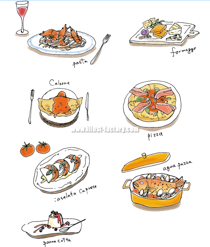 水彩で描いたお食い初め膳のイラストのイラスト素材84895514- PIXTA