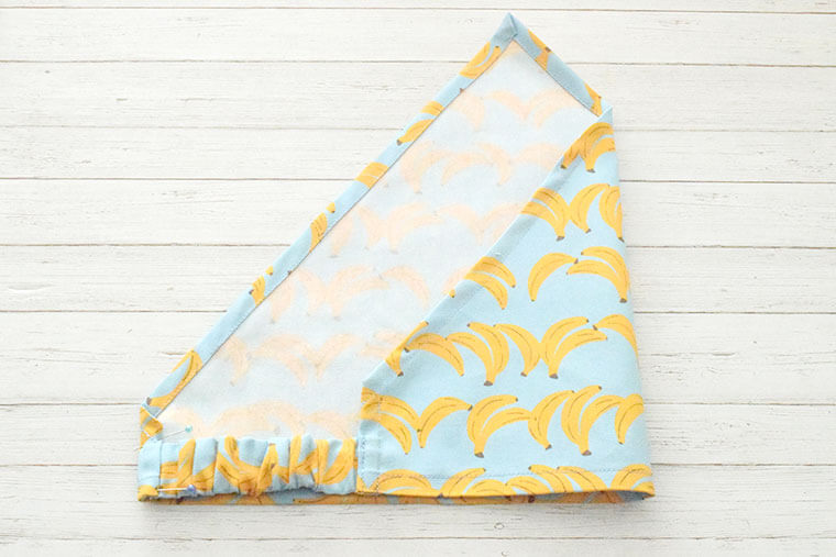 かぶるだけ＆着脱かんたん！こども用三角巾の作り方 無料型紙ありnunocoto fabric