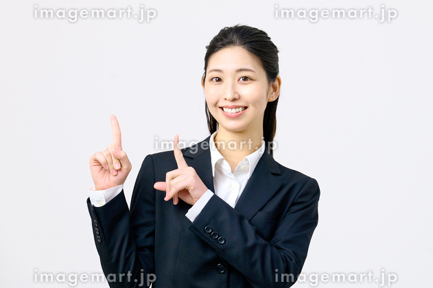 指差し 若い女性 ポーズ イラスト素材6228927- フォトライブラリ