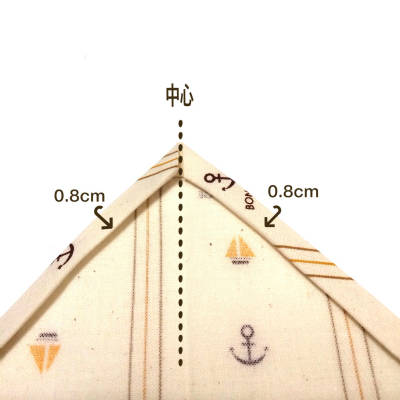 子供服 キッズ三角巾の無料型紙と作り方ヘルカハンドメイド