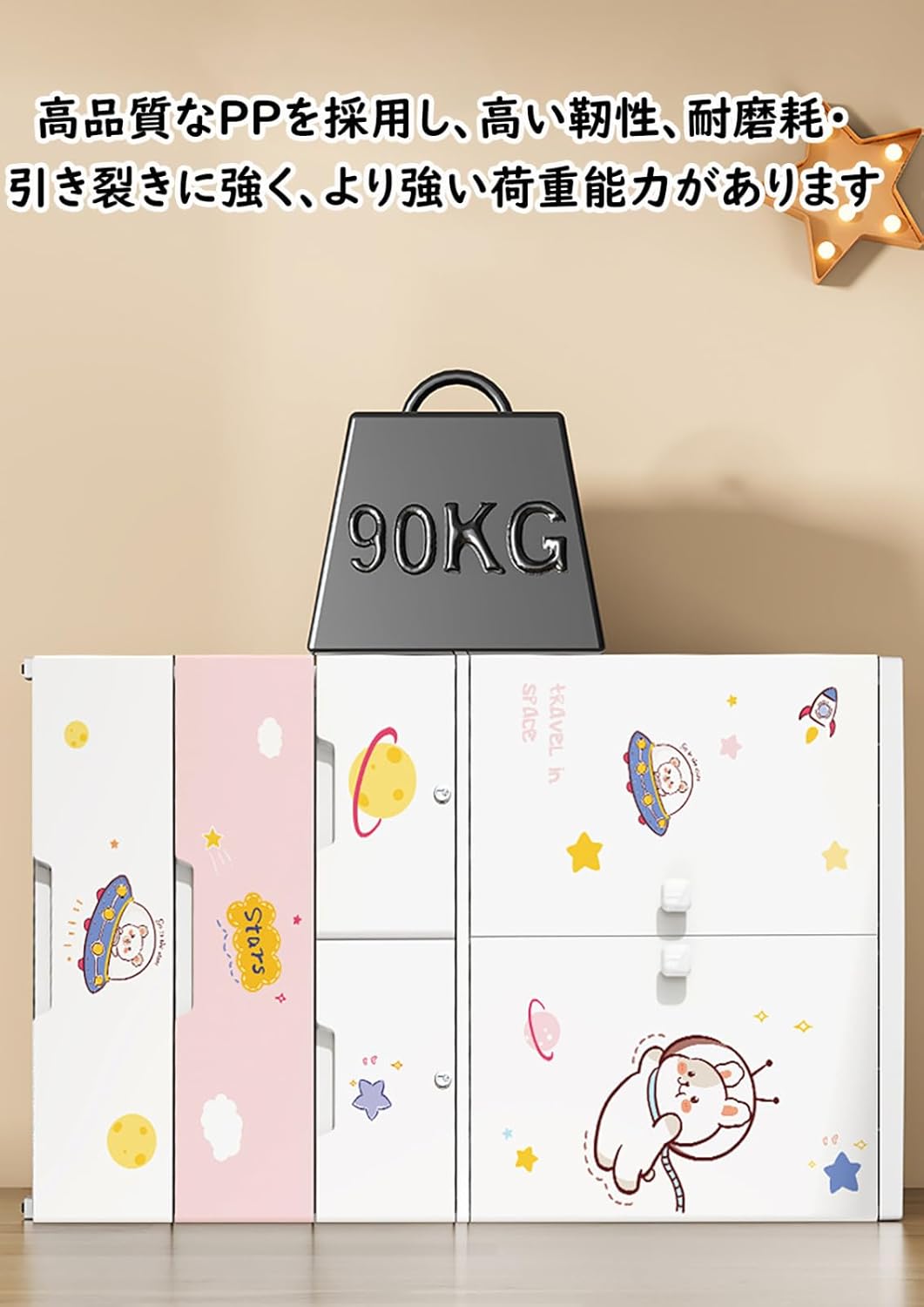 生後9ヶ月、オープン赤ちゃん棚をやめました。クローゼットの中に洋服と小物を一括管理。 - まいにちきろくノート