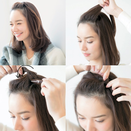 子供 前髪 伸ばしかけ くるりんぱTikTok