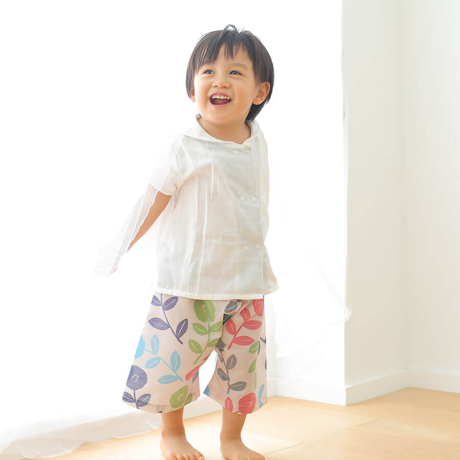 子供服 フリルポケットショートパンツ の型紙販売nanokoko pattern