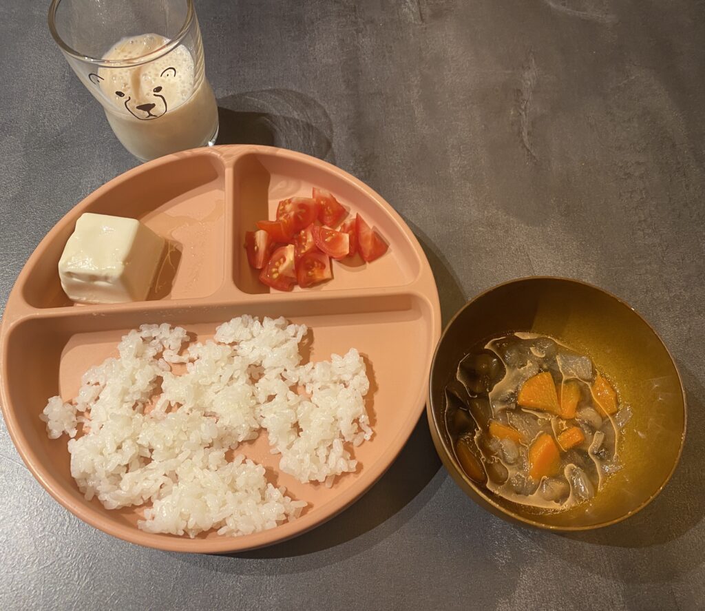 1歳4ヶ月の朝昼夜ごはん、離乳食完了期の献立、取り分けレシピあり : のんすけ＊おちびのおいしいくらし〜離乳食・幼児食