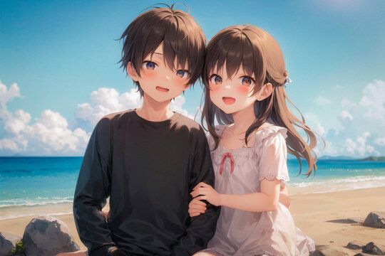 腕組みデート - CLIP STUDIO ASSETS