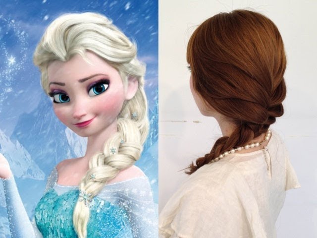 アナ雪ヘア小さな女の子向け編み込み風 簡単エルサ 髪型のやり方Dプリヘアログ