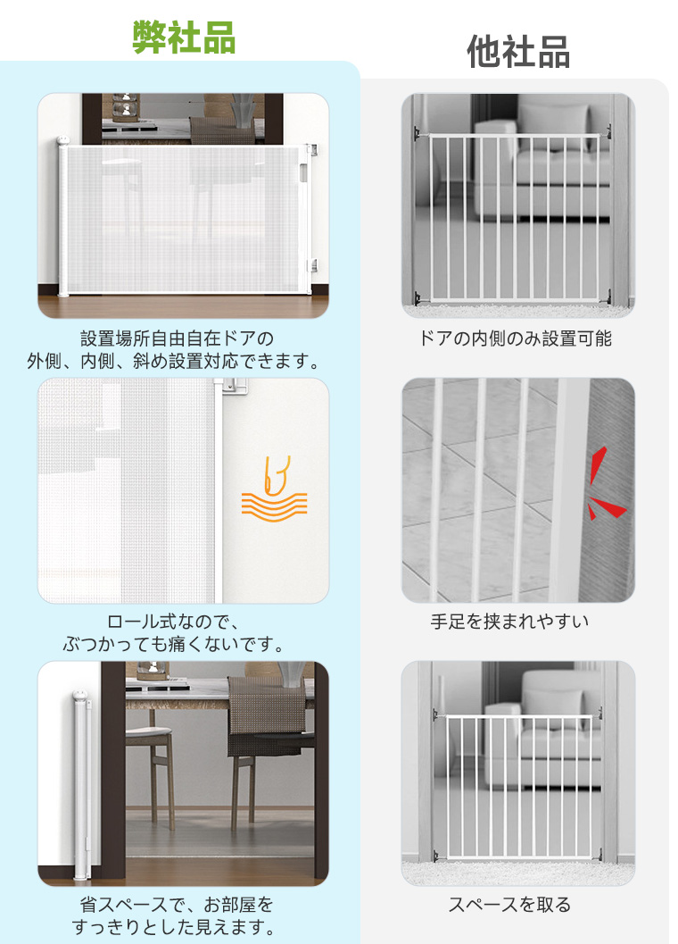 ベビーゲートを斜めの壁に取り付けたい！賃貸でも穴あけないで使えるタイプ紹介りほこの子育てブログ