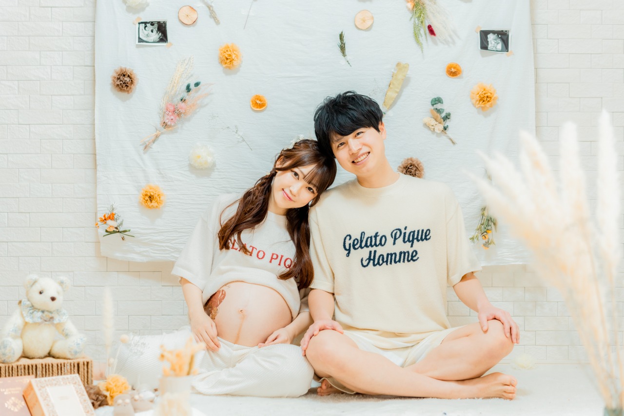 思い出の公園でセルフマタニティフォト♪頑張りすぎず、楽しい子育てを頑張るママと年子姉妹の日常