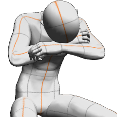 突っ伏して泣くboichang、なっちょだい