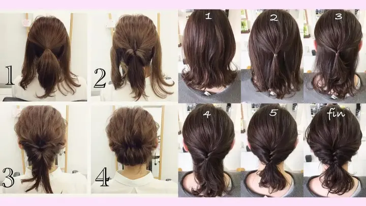 結婚式お呼ばれ髪型 ミディアムヘアのとにかく簡単アレンジ術21選みんなのウェディングニュース