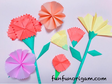 111 折り紙 カーネーション 母の日 作成キット製作セットYahoo!フリマ 旧PayPayフリマ