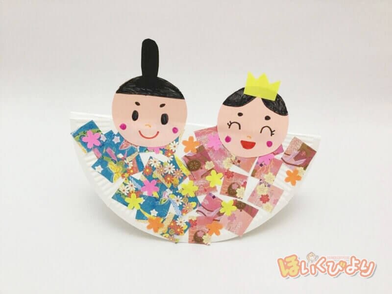 ひな祭り！ 製作２歳児＆ひな祭りの給食: ちっちゃな保育園スマイリー ブログ