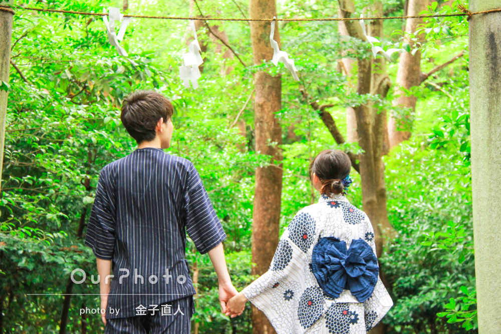 浴衣で記念日を特別なデートに！カップルフォトの撮影OurPhoto アワーフォト
