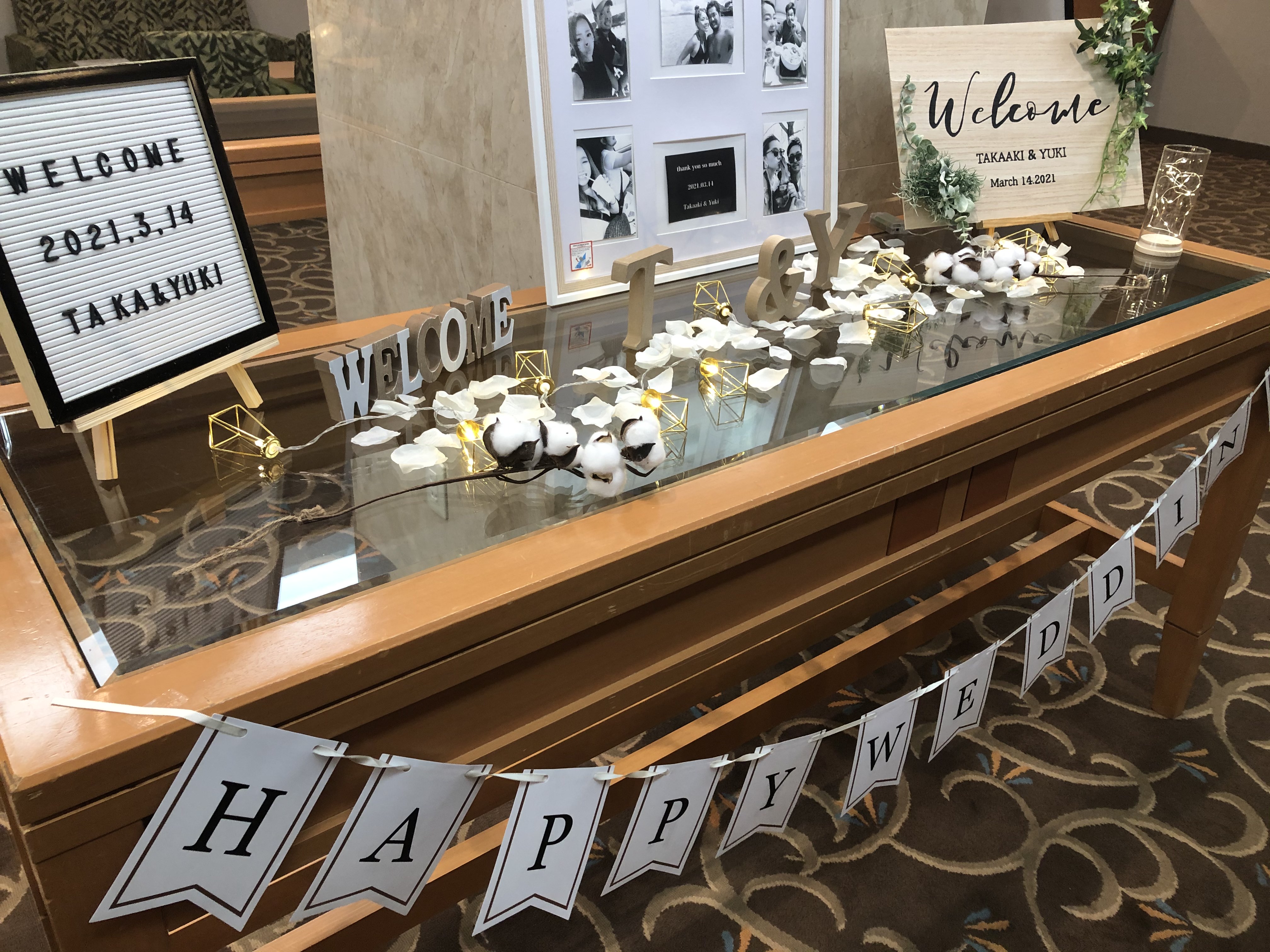 ナチュラルウェディングに！水彩リーフデザインの芳名帳・受付サイン・ウェルカムボードの無料テンプレートARCH DAYS