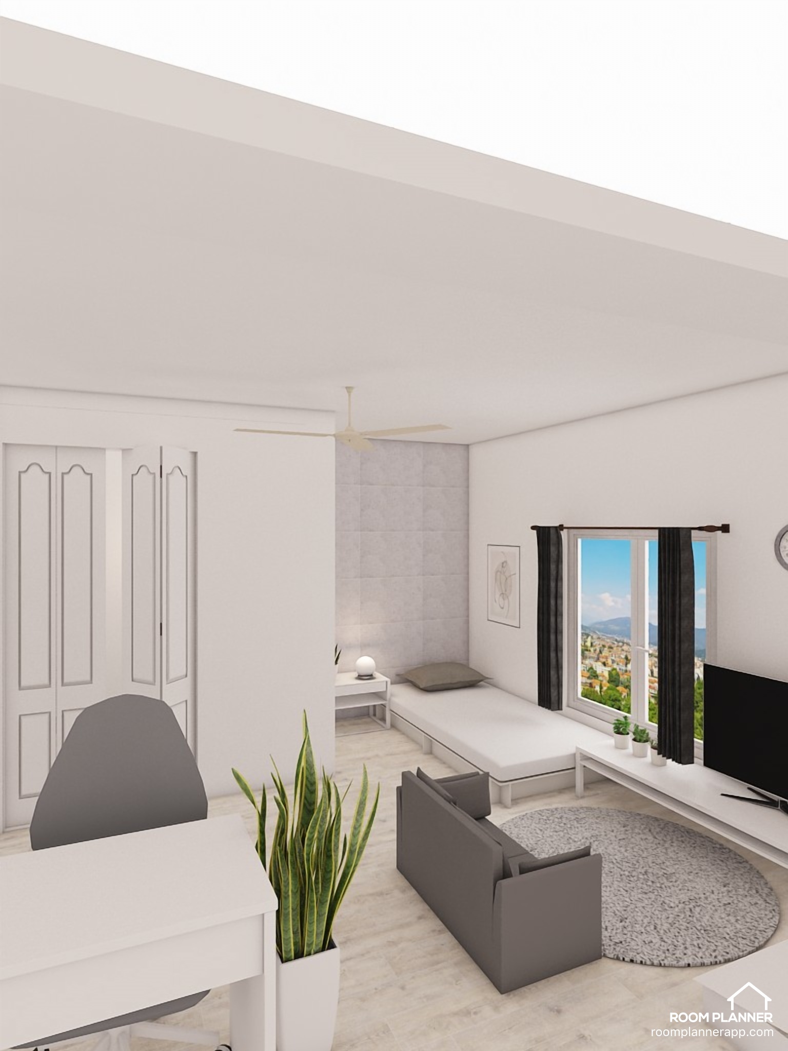 中学生男子のスッキリ子供部屋インテリア削ぎ家事研究室