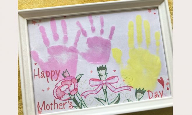 おしゃれ かわいい 手形アート 足型アート キーホルダー干支 手形アート動物 手足形アートフォーユ