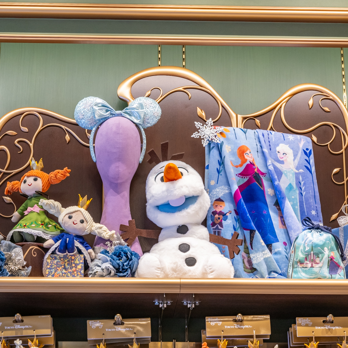 SALE アナ雪アナぬいぐるみカチューシャ幼少期香港ディズニ