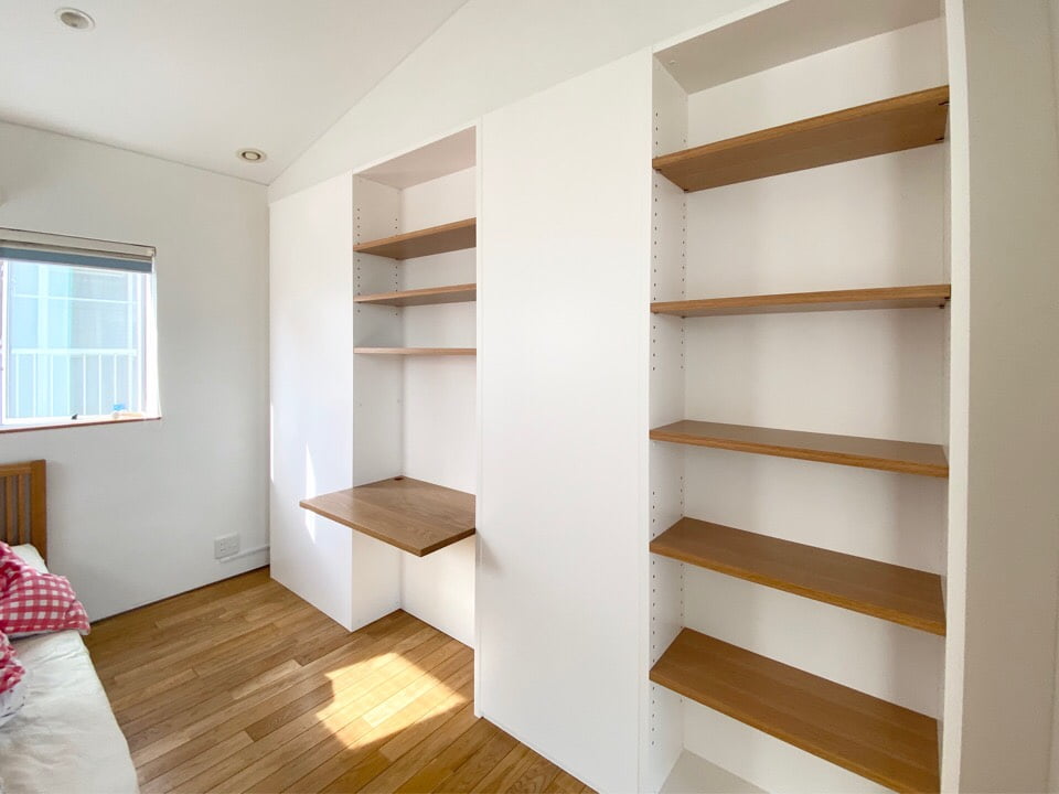 ラブリコと有孔ボードで、子供部屋を二分割DIY 小野家高知のみんなのDIY