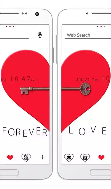 バレないペア画フリー素材byうごイラ