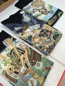 No5 正絹 男の子お宮参り着物 長襦袢付き 産着 七五三 行事・記念品