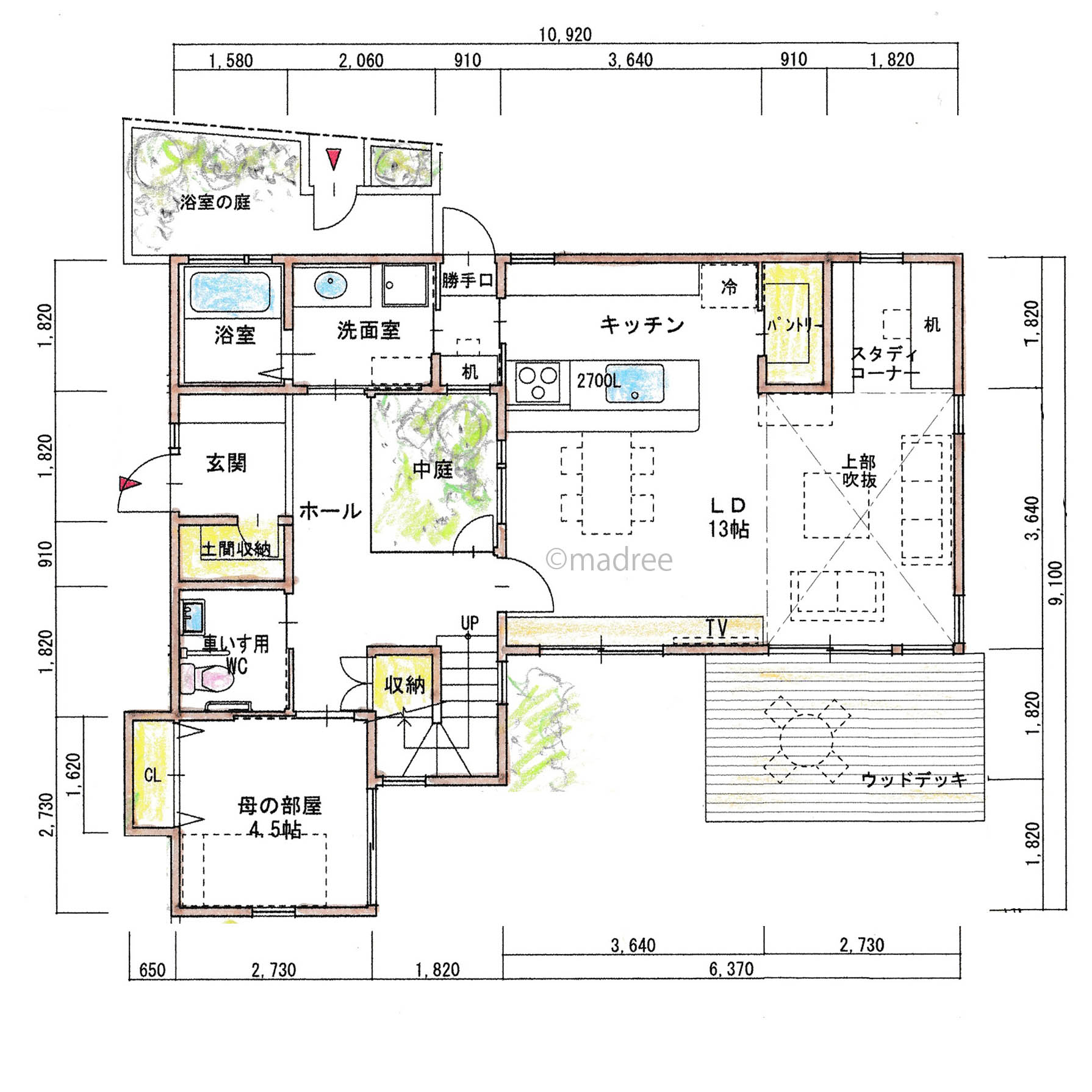 ウォークインクローゼットのある子供部屋 家族みんなで選んだ、間取り変更リフォーム- 子供部屋事例SUVACO スバコ