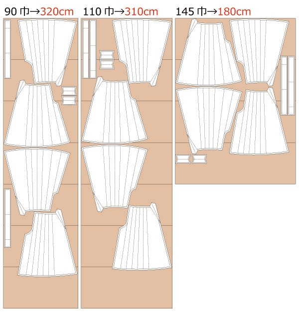 手作りベビー袴作り方!制作編①型紙作成・布切り抜き 手縫い・ミシン 押しむぎ