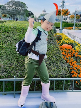 ハロウィン☆ピーターパン キッズM 120〜140cm ☆仮装・コスプレ衣装の通販 by miaoo's shopラクマ