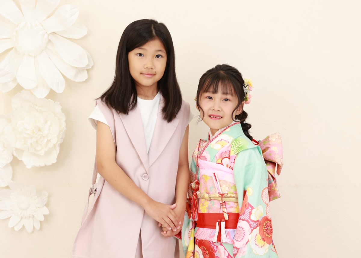 お着物姉妹で卒業袴&七五三写真 ^_- -☆ 店舗ブログプレシュスタジオ