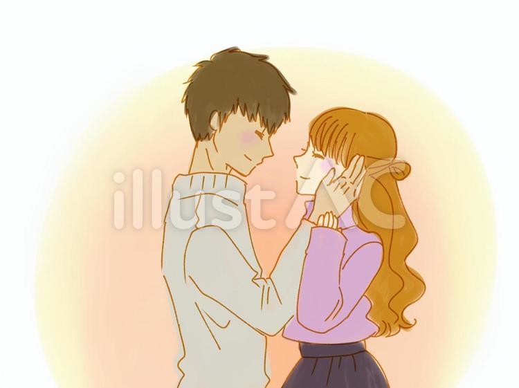 頬をつつく カップルイラスト - No: 2513885無料イラスト・フリー素材なら「イラストAC」